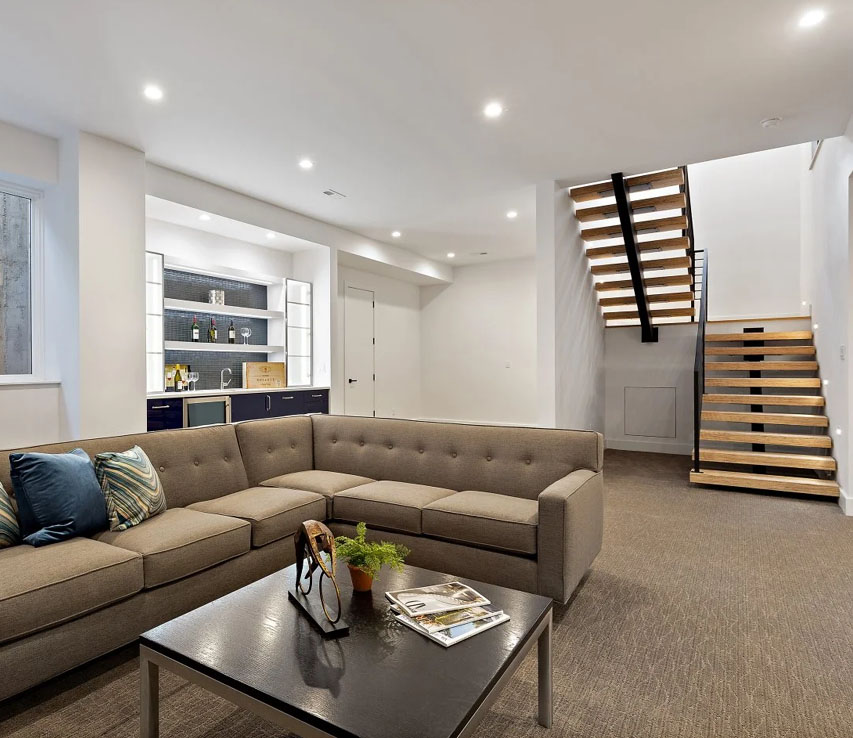 basement lighting