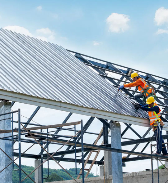 new roof installation