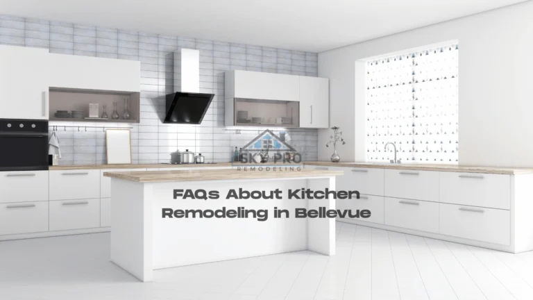 FAQs About Kitchen Remodeling in Bellevue