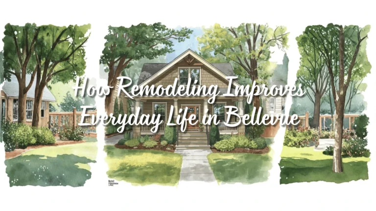 How Remodeling Improves Everyday Life in Bellevue