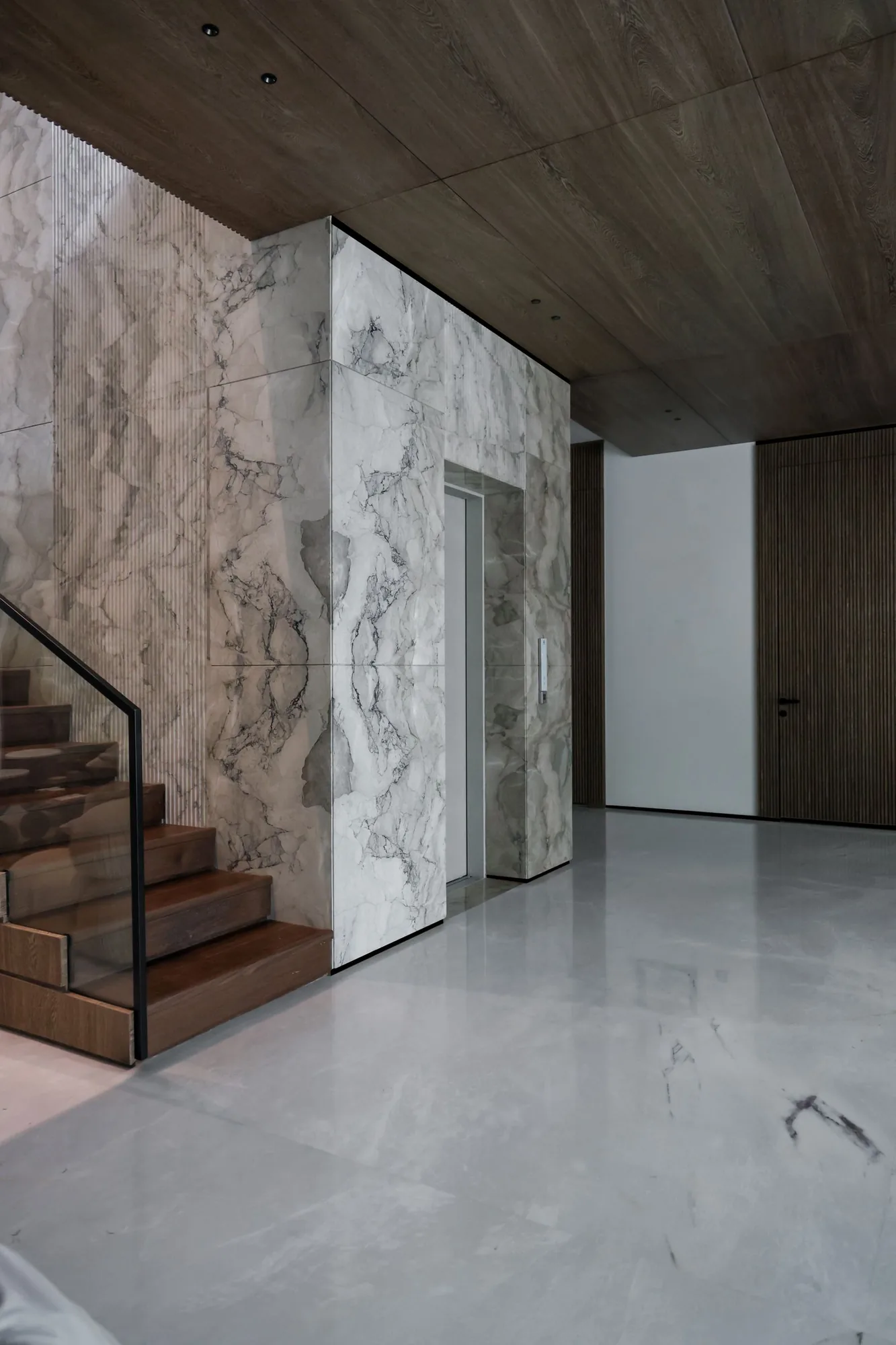 Custom home interior with high-end finishes after a full remodel
