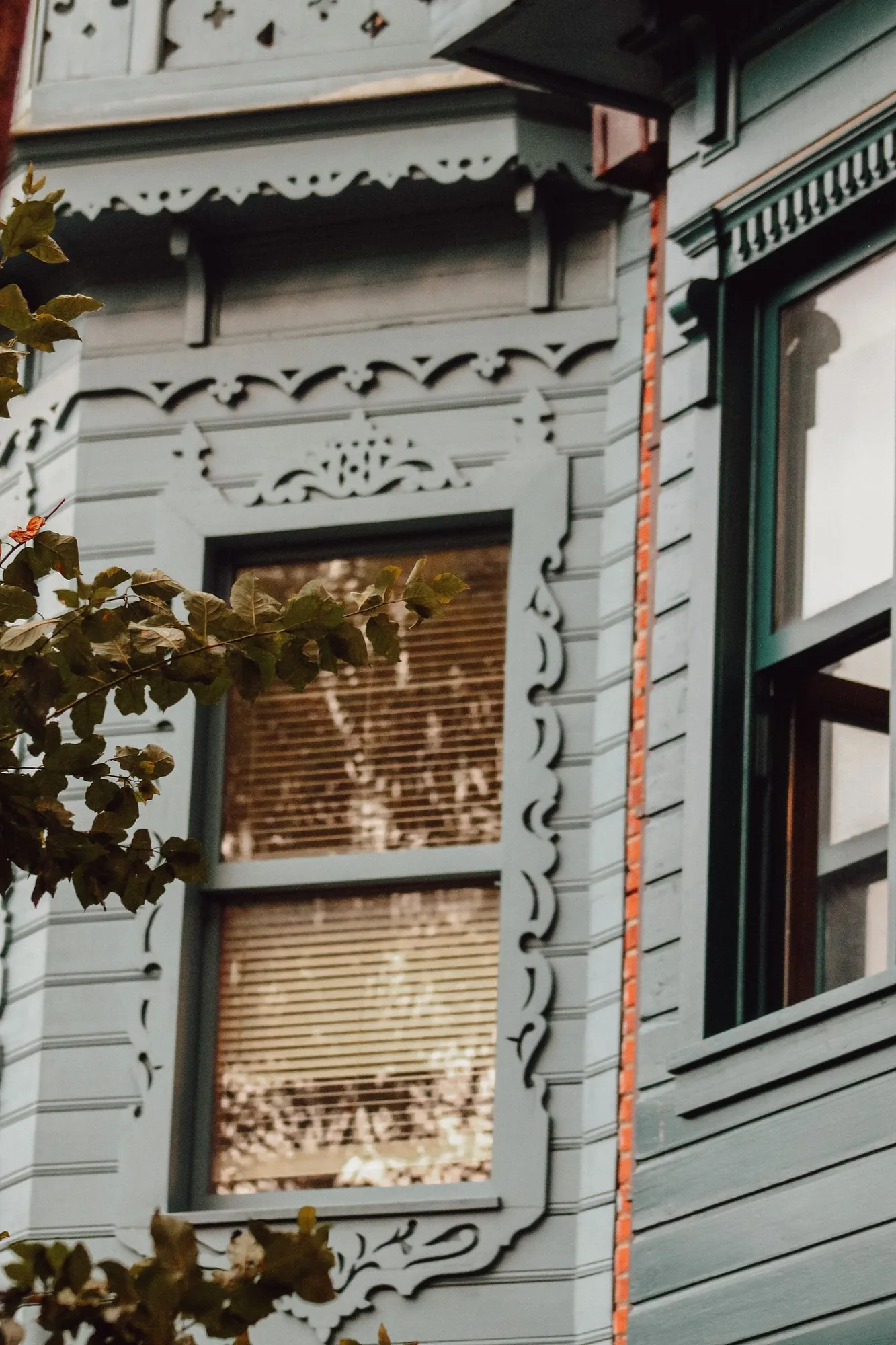 Exterior trim and fascia detail on a home after a full remodel