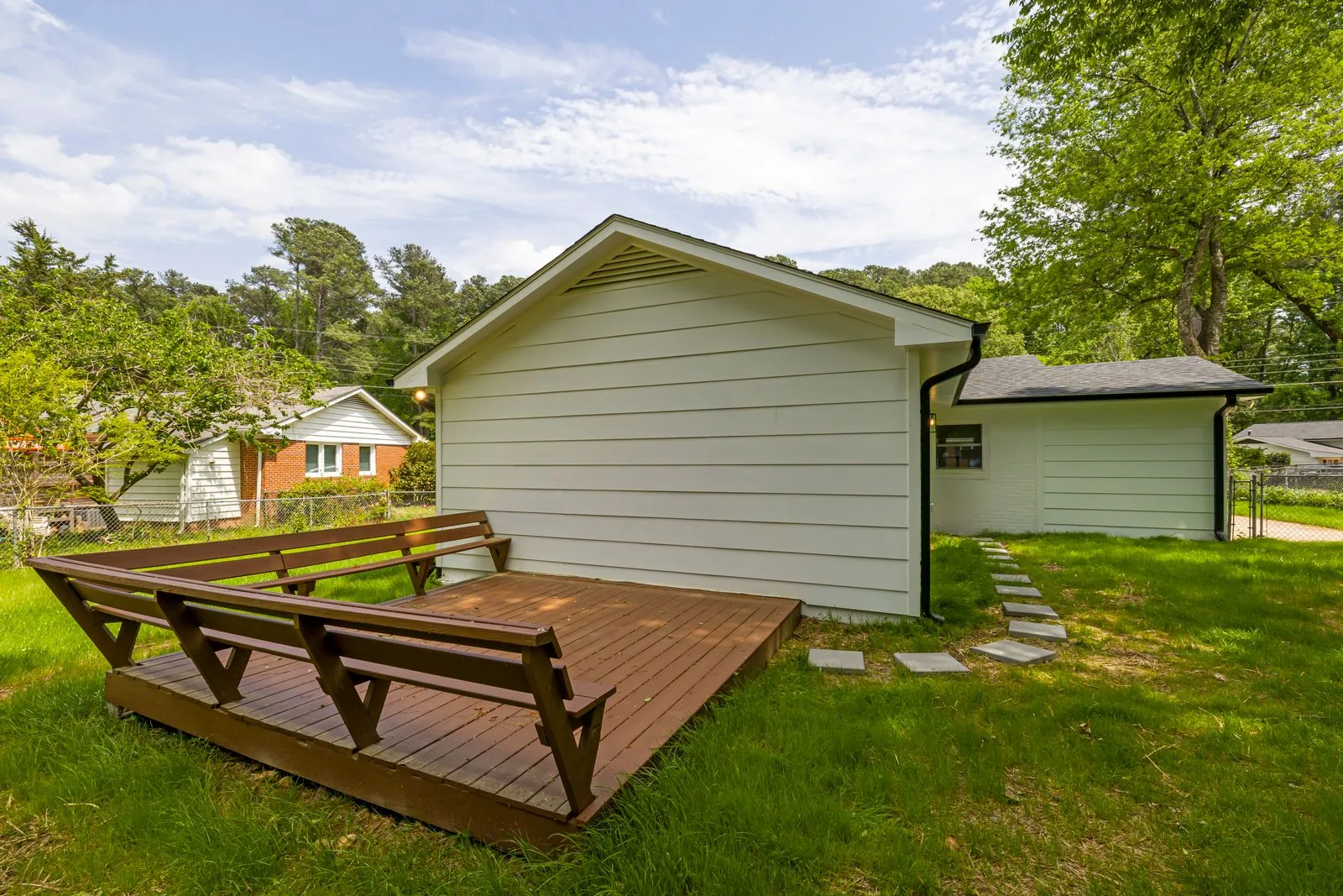 Home addition and expansion exterior with premium materials