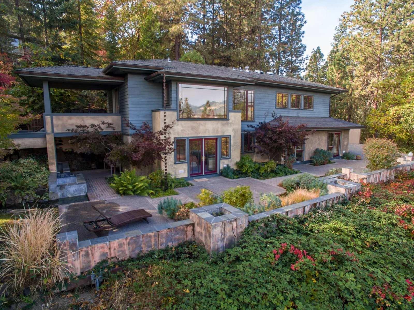 Residential landscaping with a timeless design