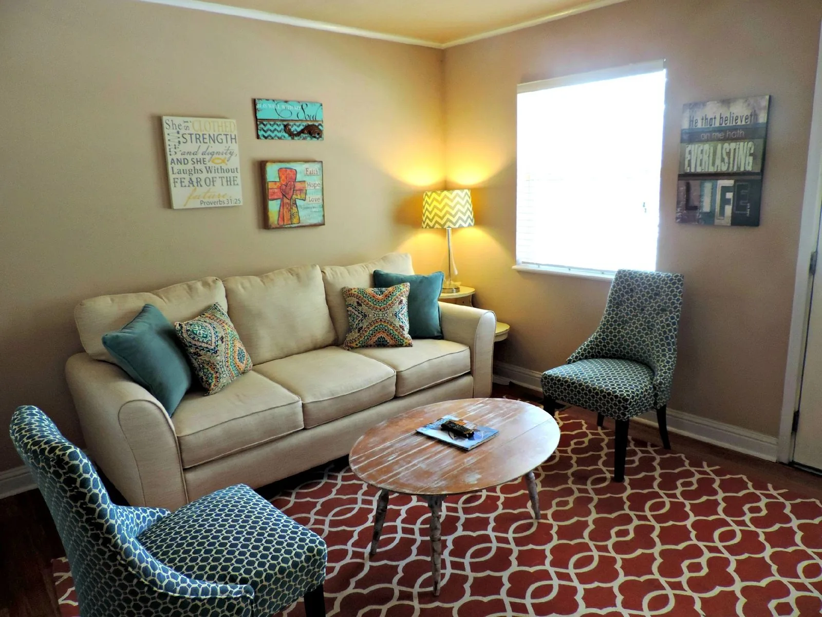 Remodeled living room after a full remodel