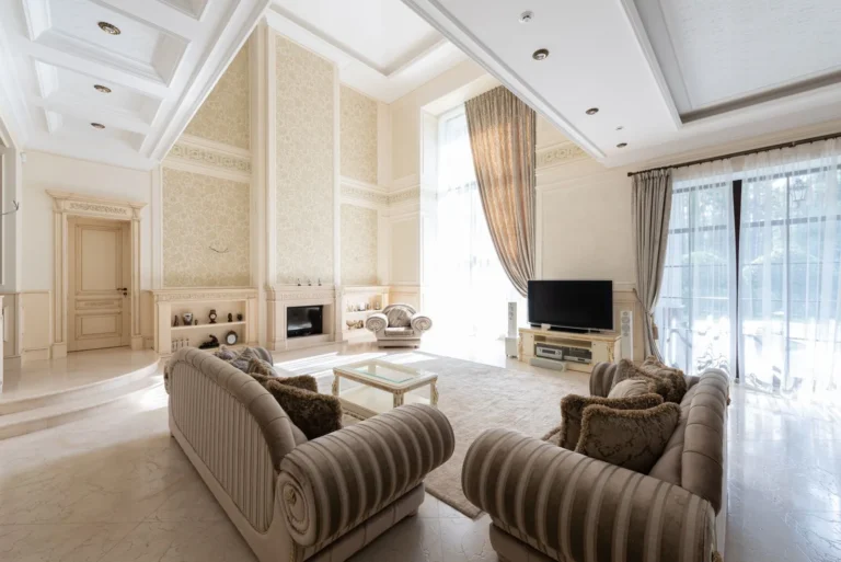 Luxury home interior living space