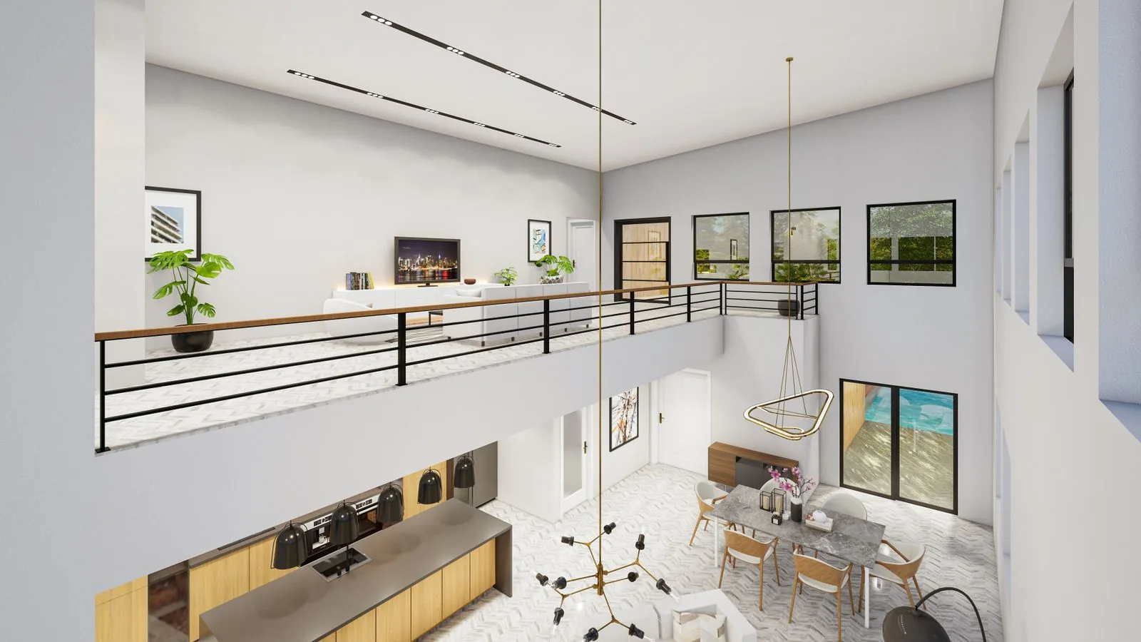 Modern home interior by a Bellevue-area remodeler
