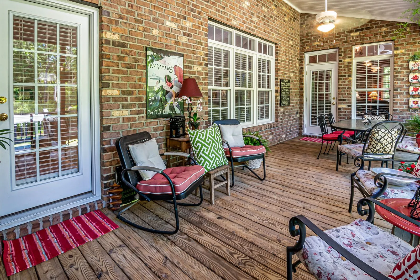 Furnished outdoor living space with clean, modern finishes
