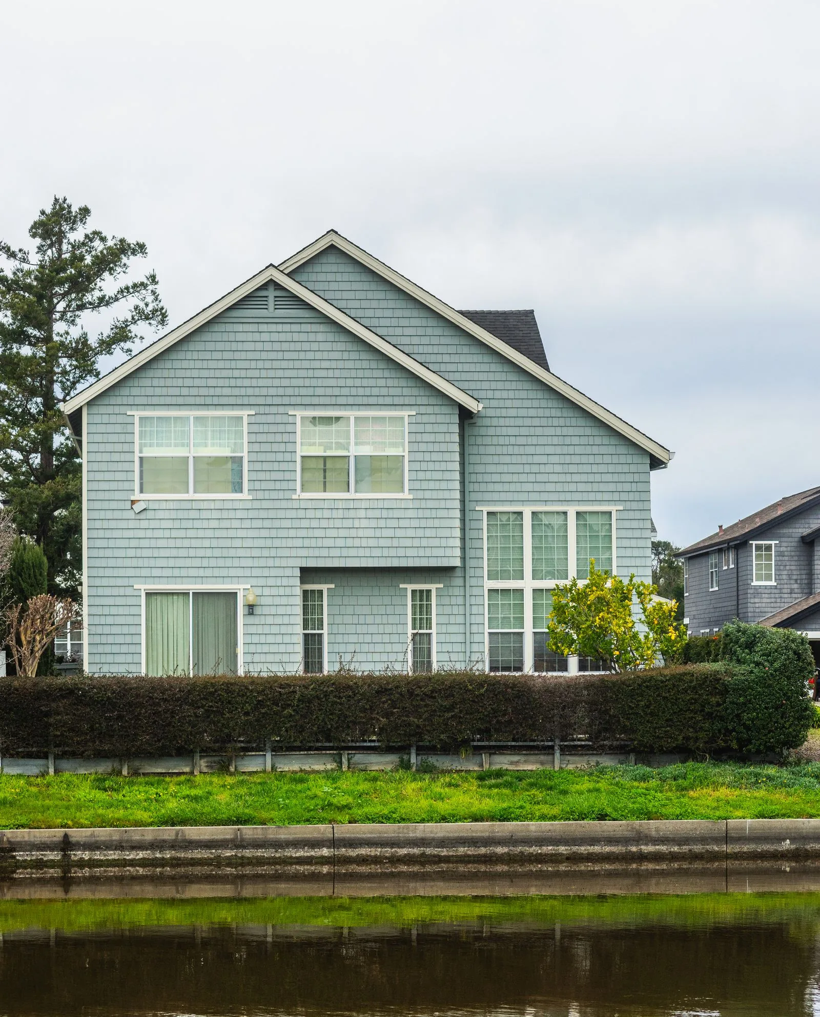 Home exterior with new siding