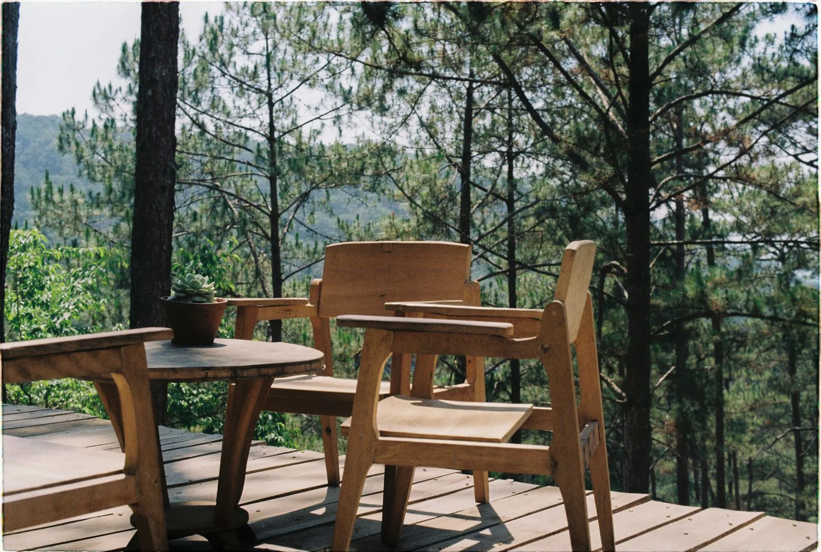 Custom wood deck with premium materials